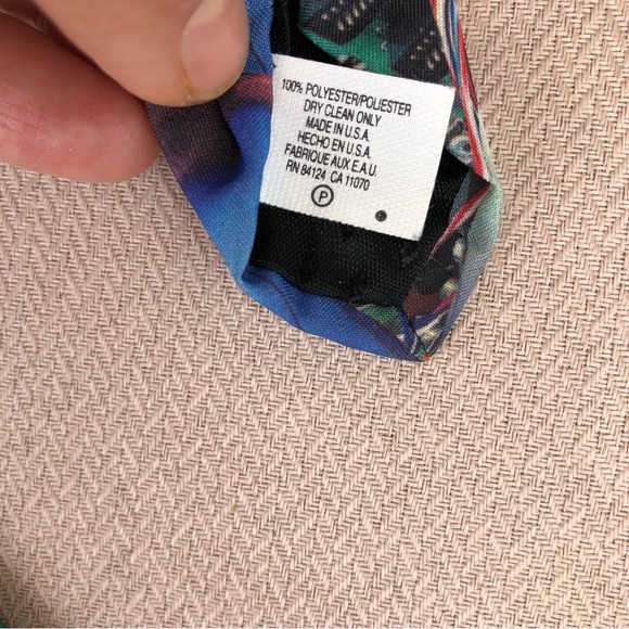 Ralph Marlin Vintage 90s  "Computer Images" Mouse on a Mouse PC Circuits Necktie - Picture 8 of 8